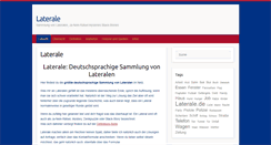 Desktop Screenshot of laterale.de